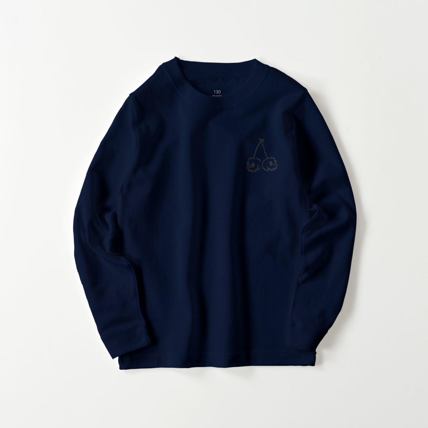 kids チェリー　長袖 navy image