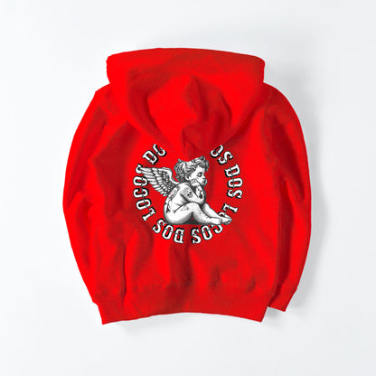 kids パーカー　天使 red image