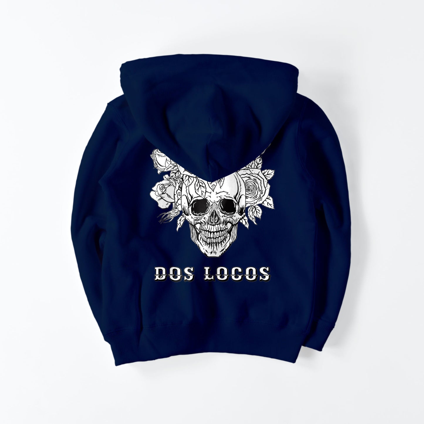 kids パーカー　ローズスカル navy image