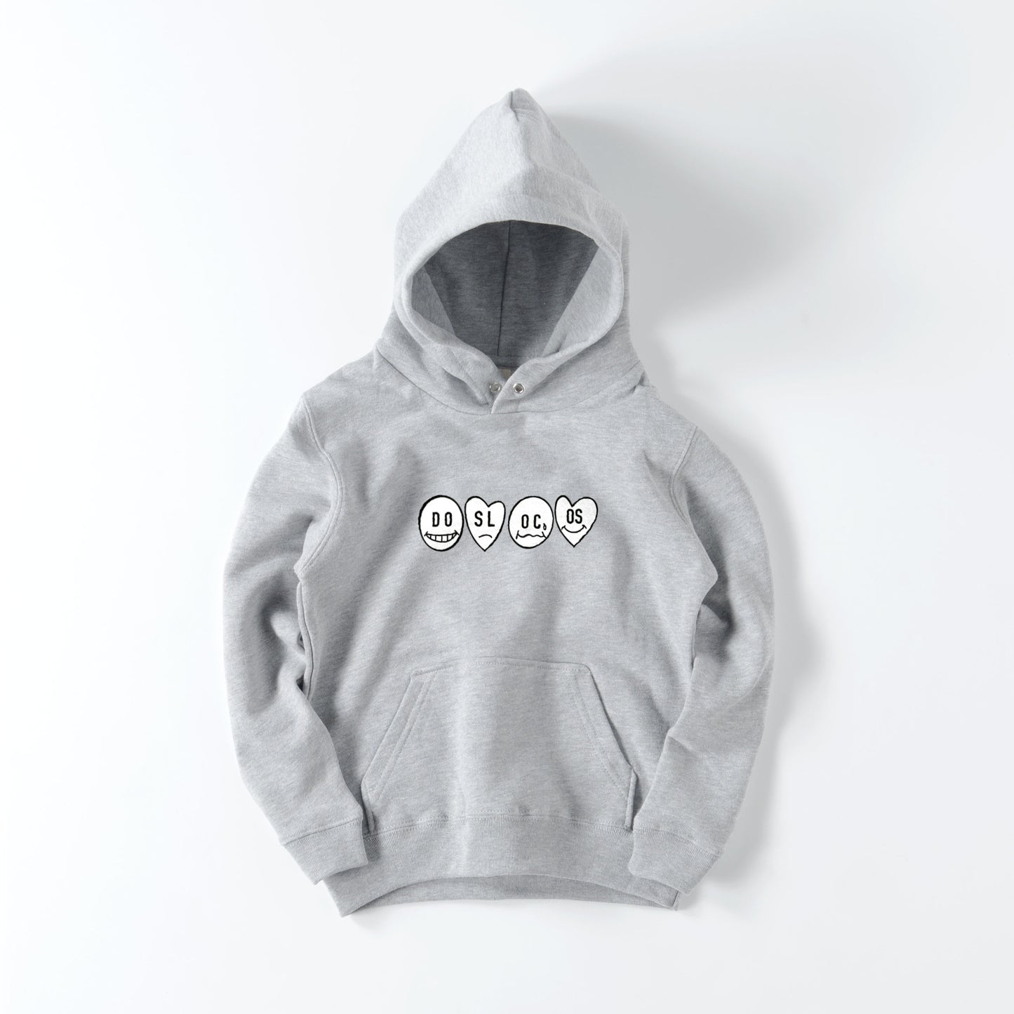 kids パーカー　ニコちゃん gray image