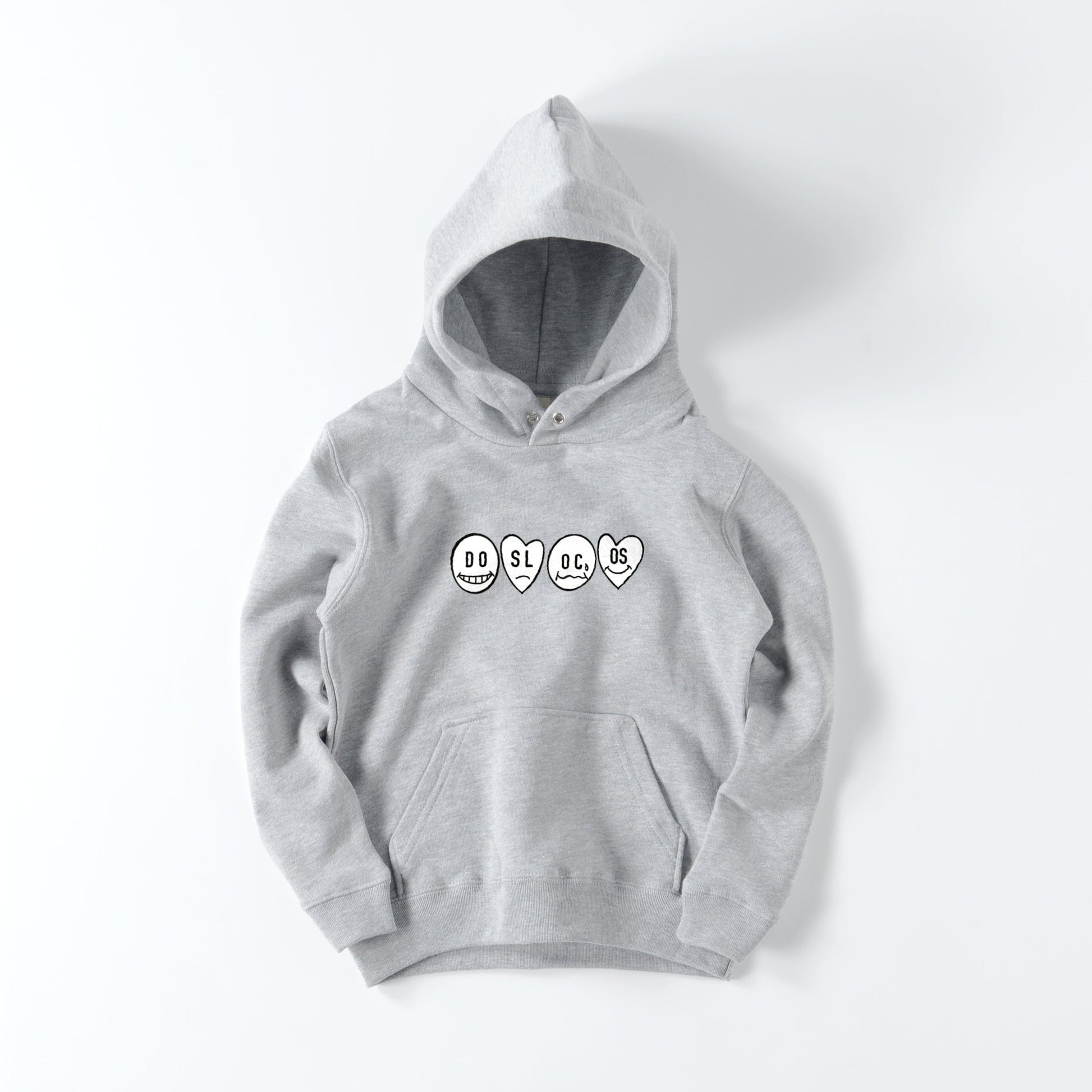 kids パーカー　ニコちゃん gray image