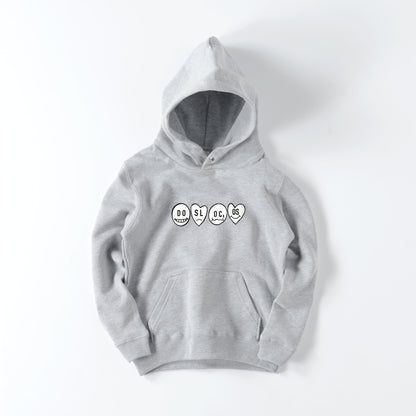 kids パーカー　ニコちゃん gray image