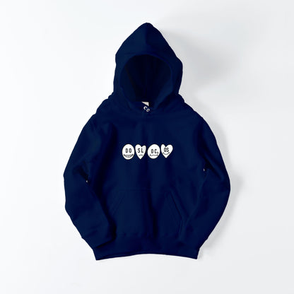 kids パーカー　ニコちゃん navy image