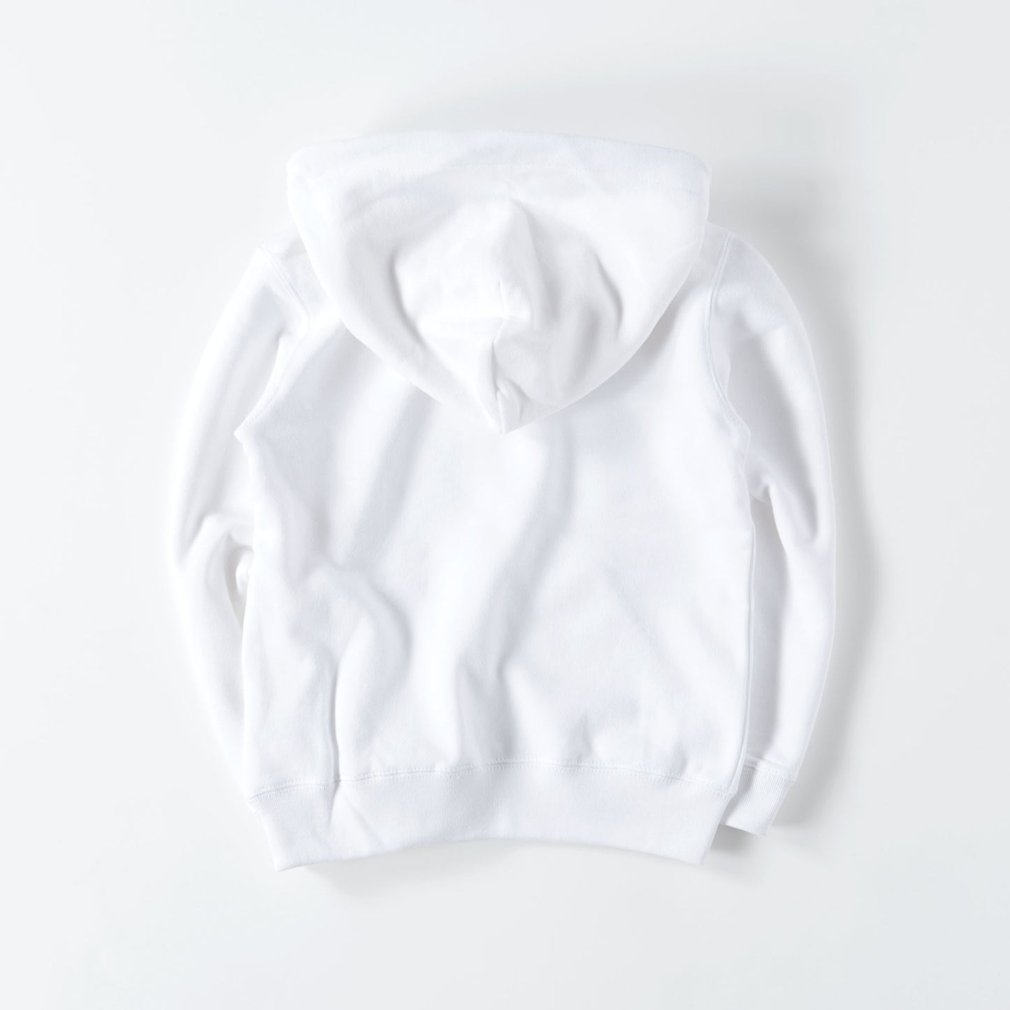 kids パーカー　ニコちゃん white image