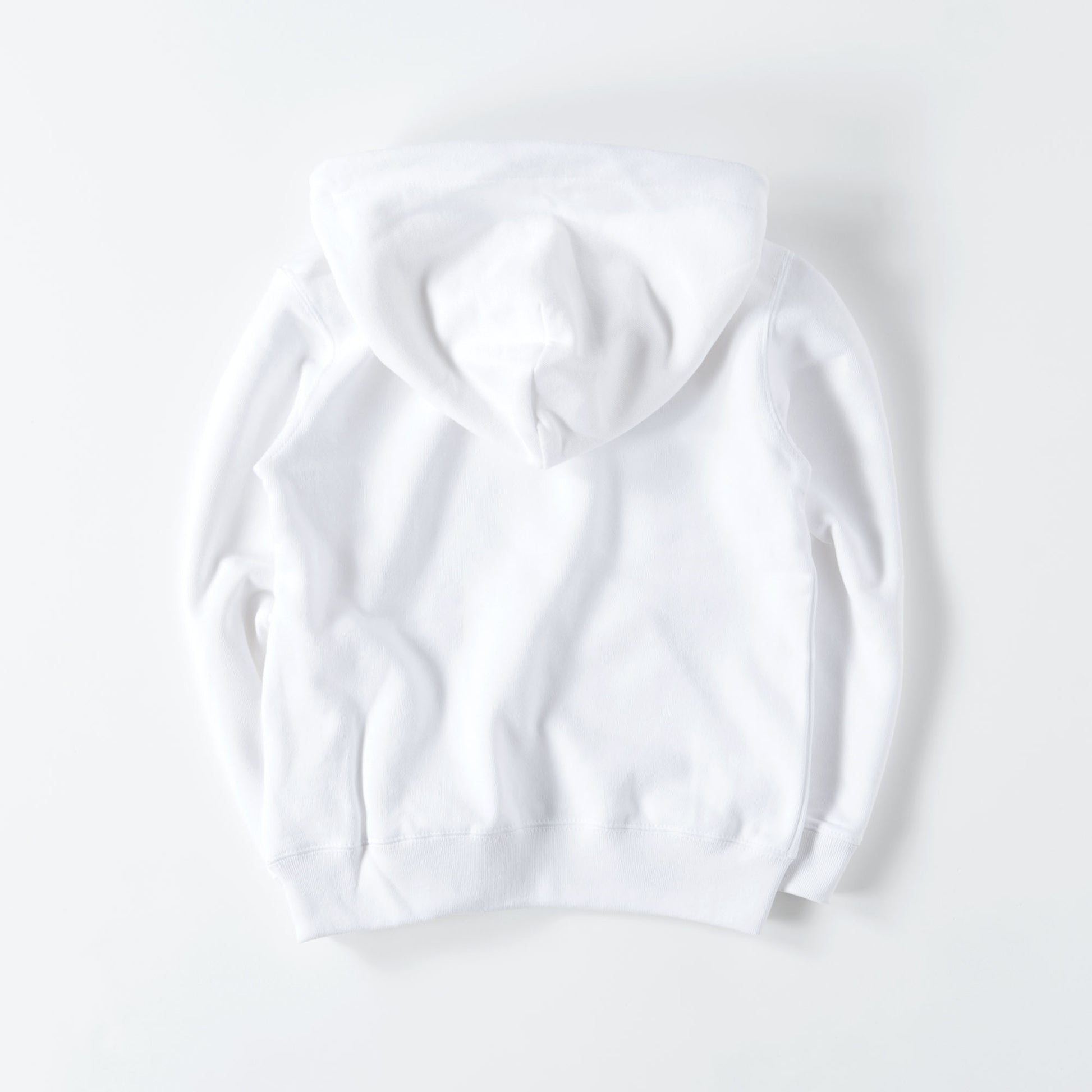 kids パーカー　ニコちゃん white image