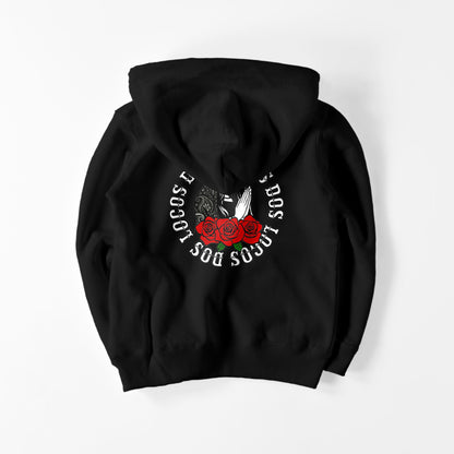 kids ジップパーカー　マリア black image