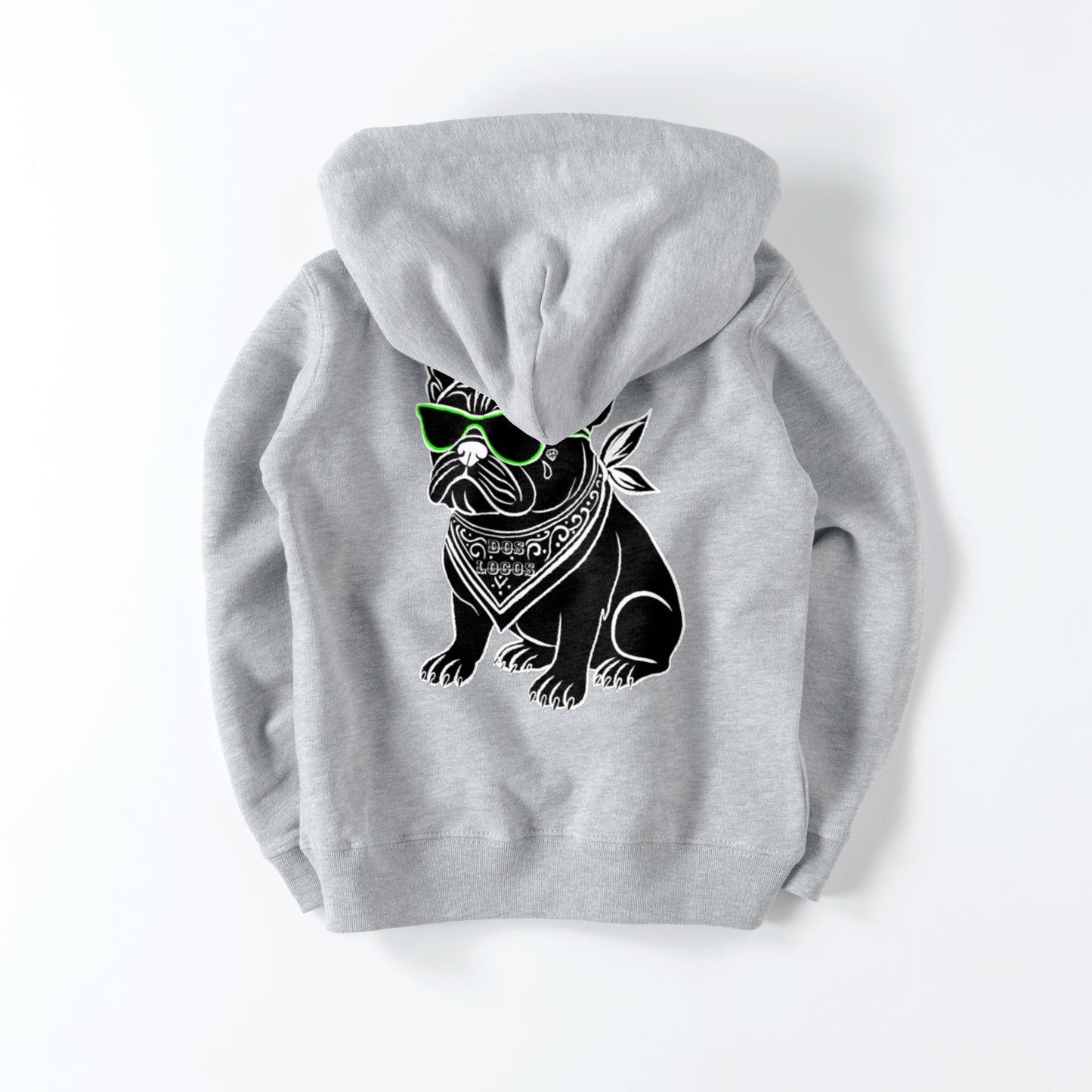 kids ジップパーカー　フレブル gray image