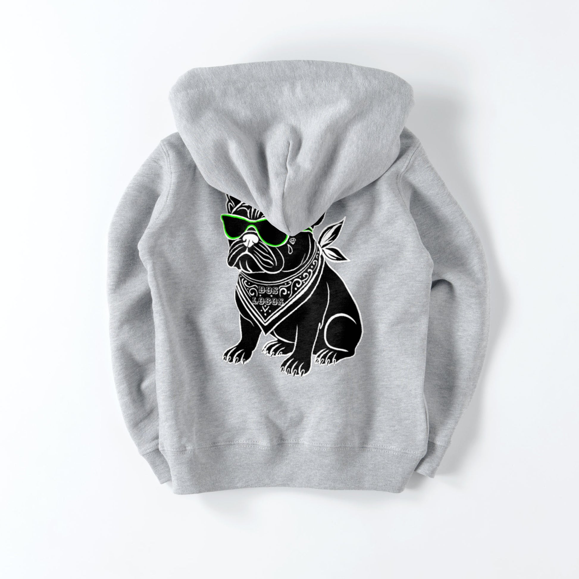 kids ジップパーカー　フレブル gray image