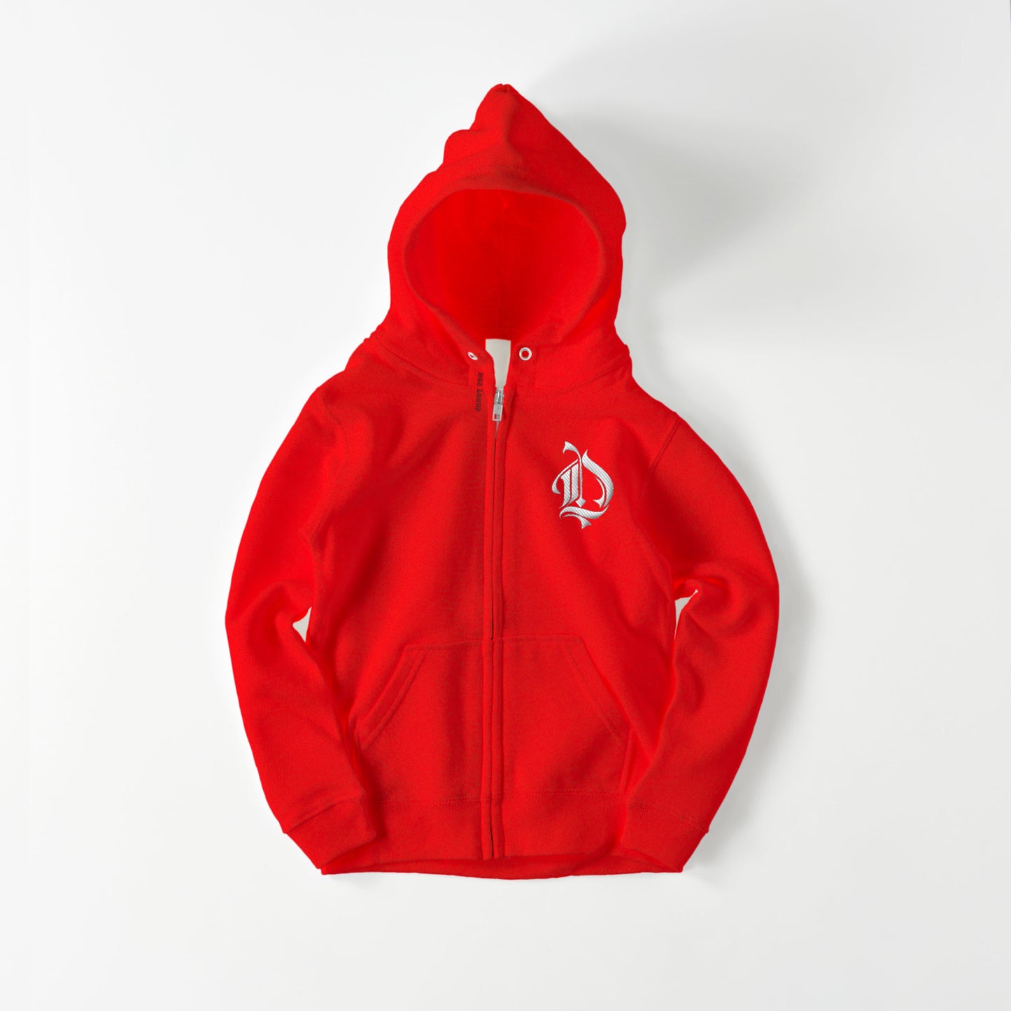 kids ジップパーカー　スカルローズ red image