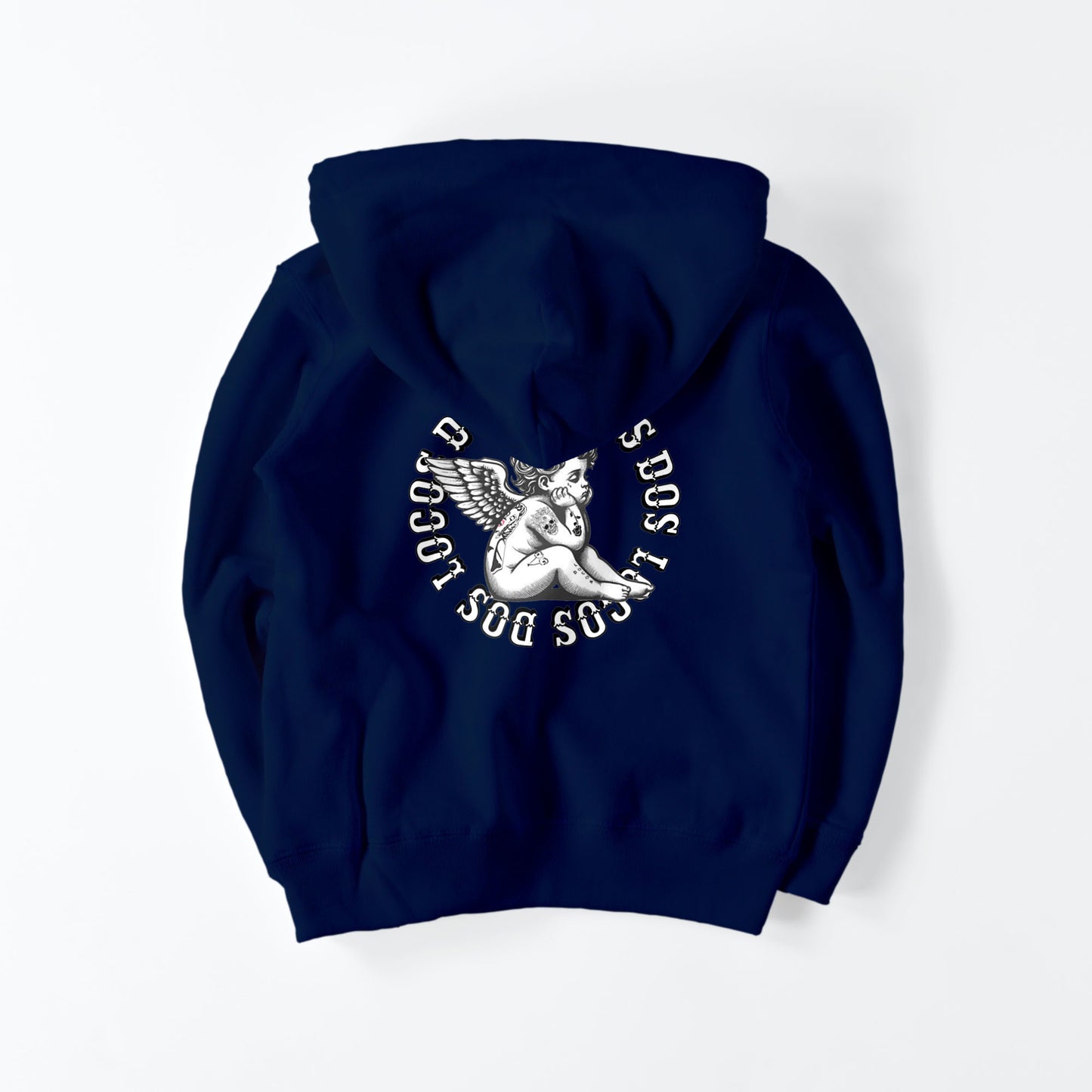 kids ジップパーカー　天使 navy image