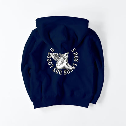 kids ジップパーカー　天使 navy image