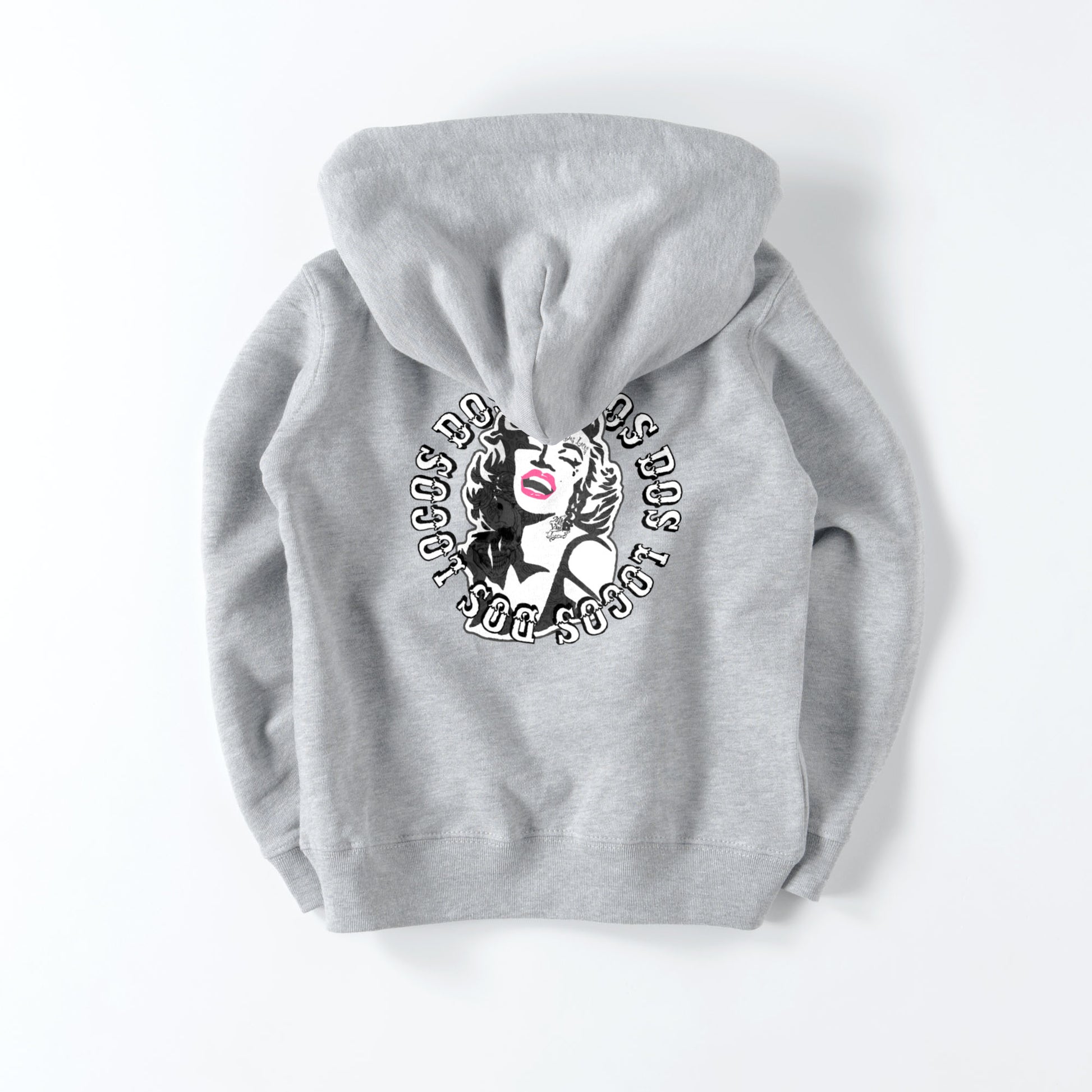 kids ジップパーカー　モンロー gray image
