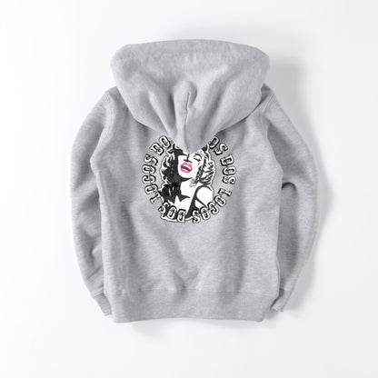 kids ジップパーカー　モンロー gray image