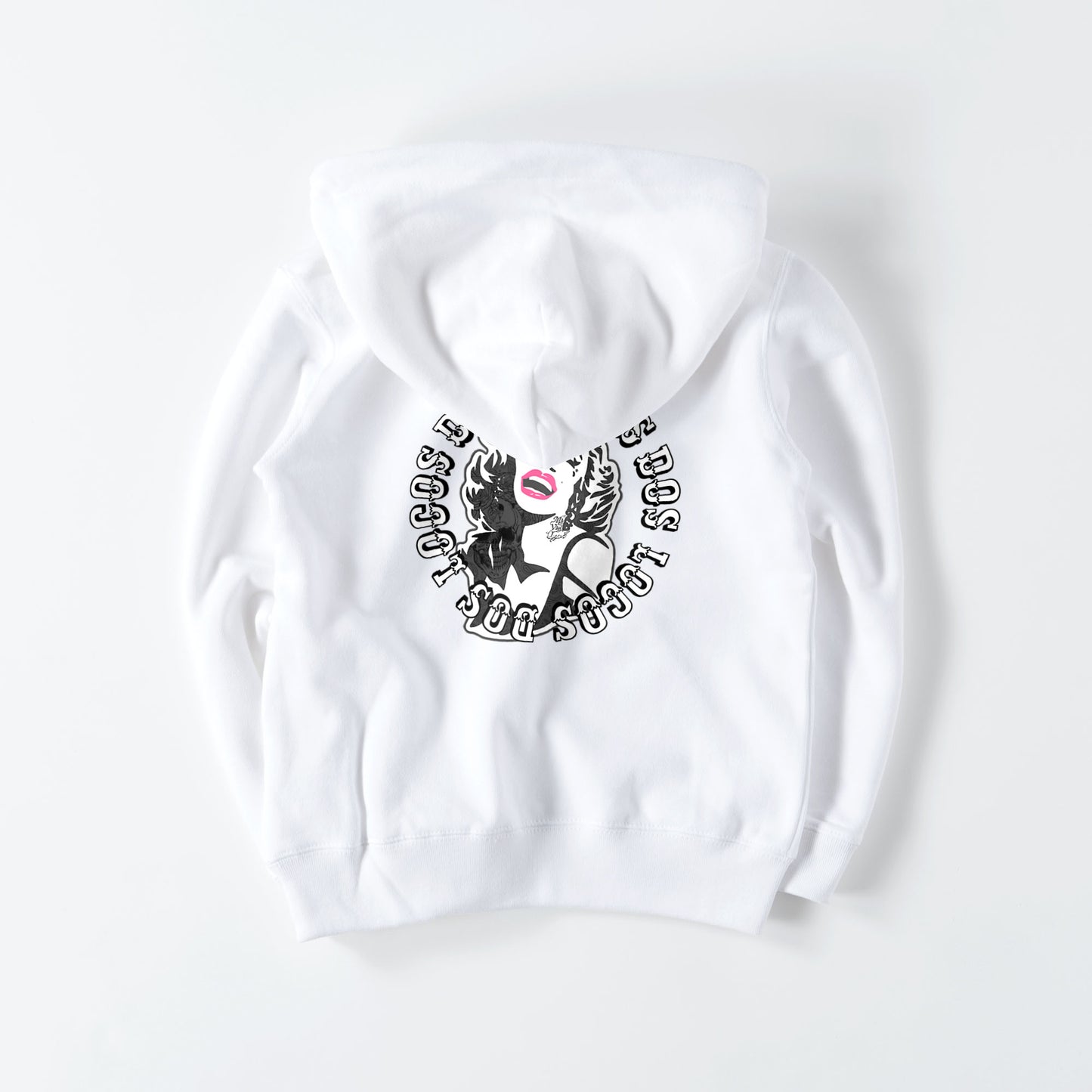 kids ジップパーカー　モンロー white image