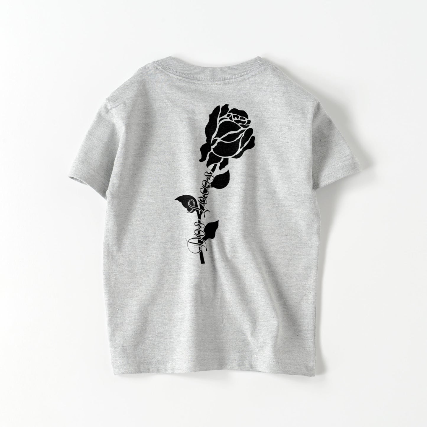 Tシャツkids ローズ gray image