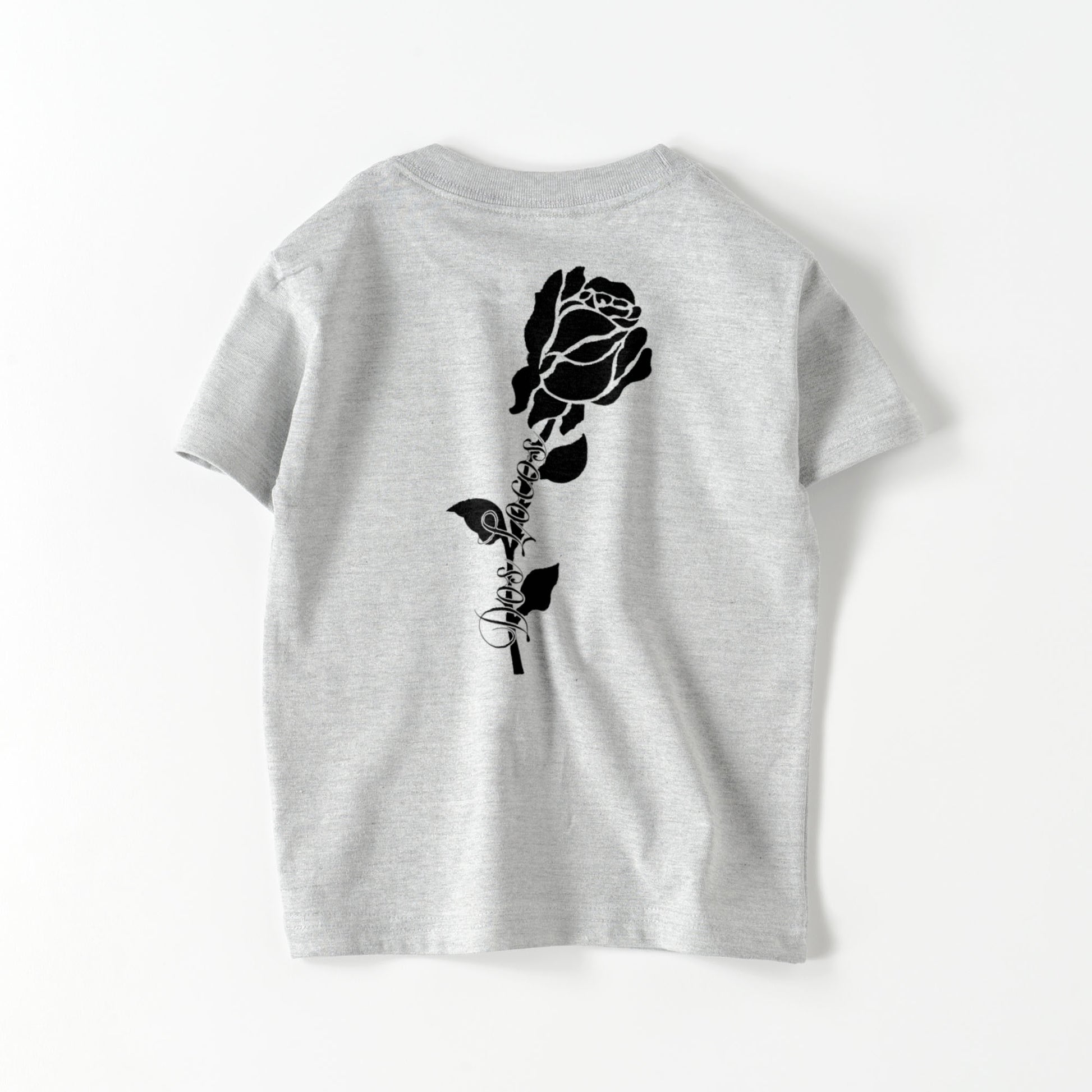 Tシャツkids ローズ gray image