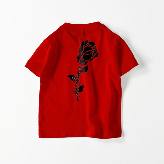 Tシャツkids ローズ red image