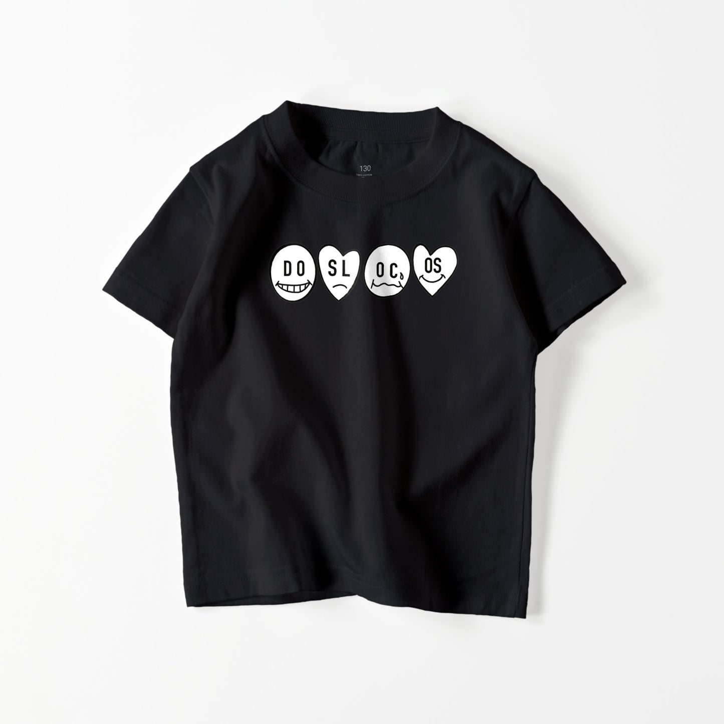 kidsTシャツ　カラー black image