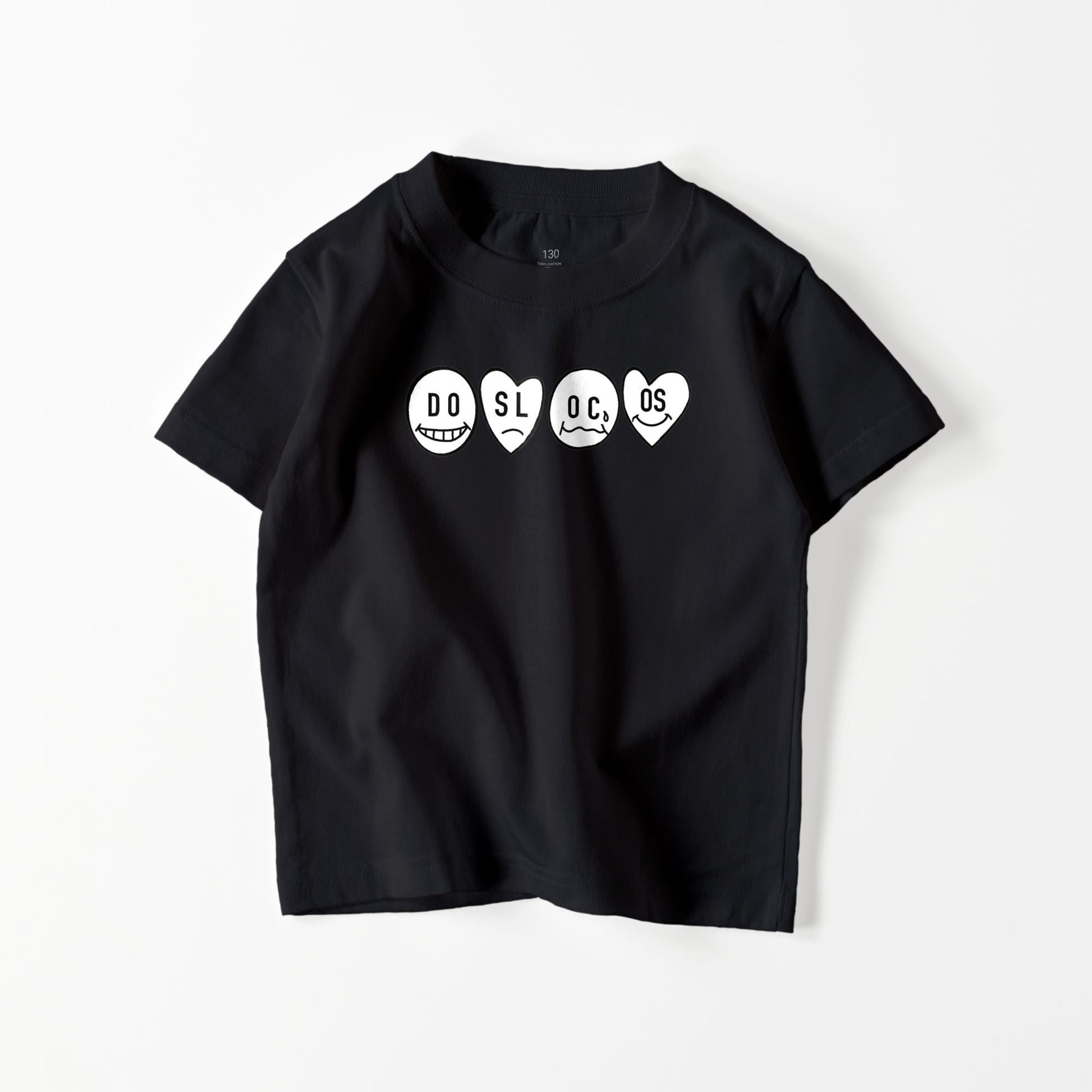 kidsTシャツ　カラー black image