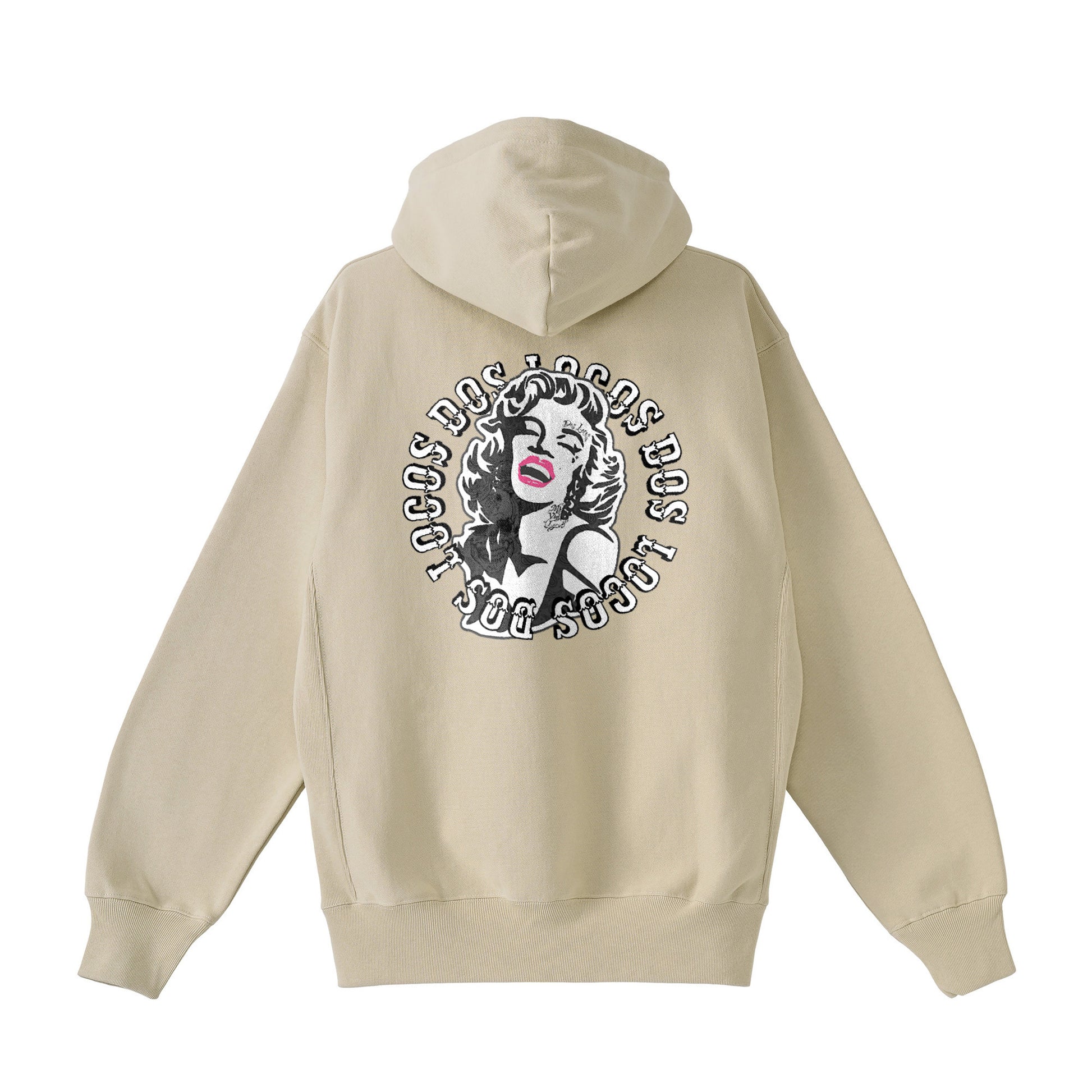 裏起毛ジップパーカー　モンロー beige image