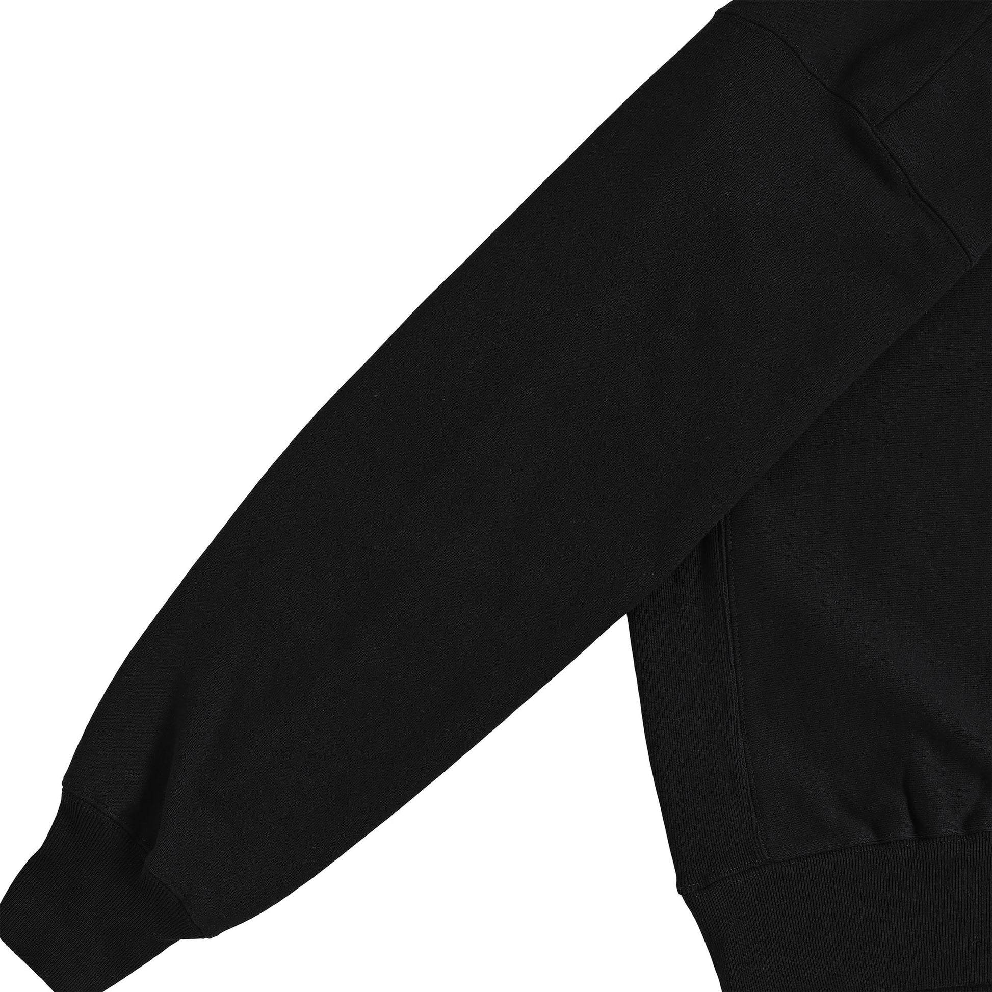 裏起毛ジップパーカー　モンロー black image