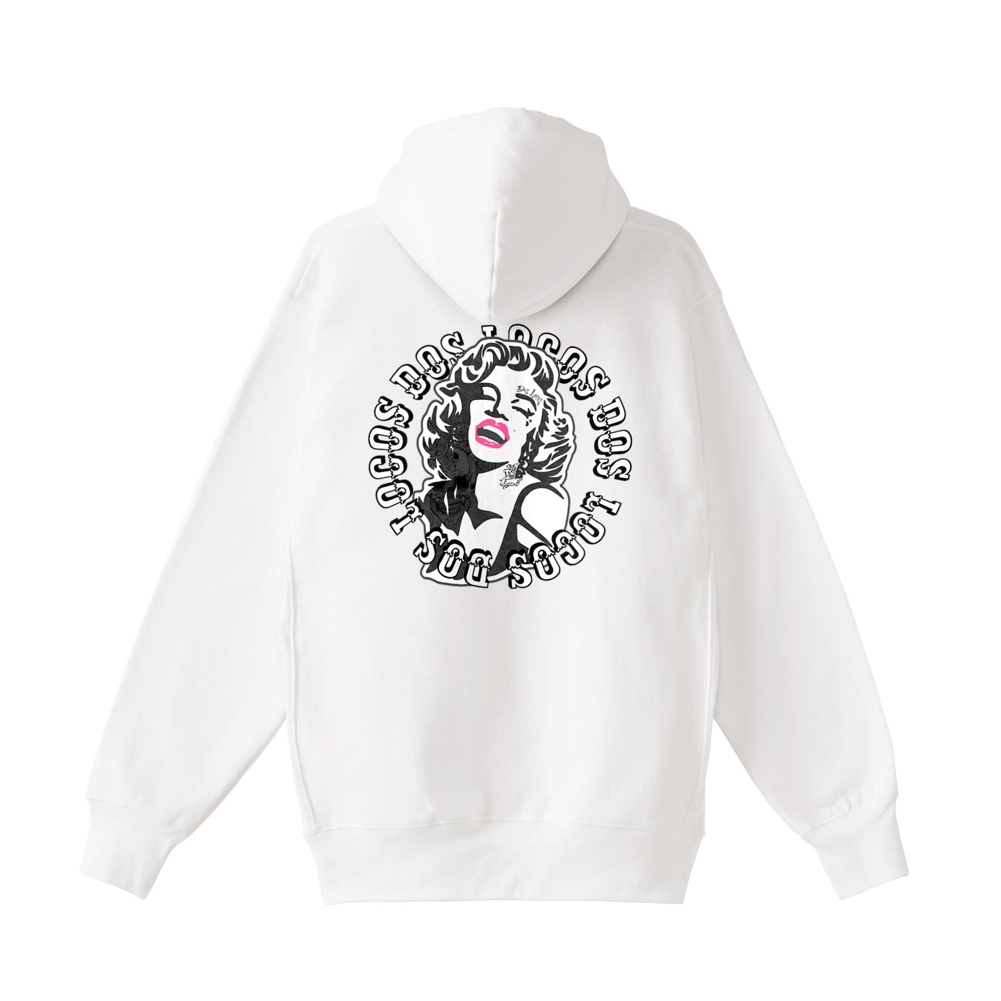 裏起毛ジップパーカー　モンロー white image