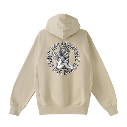 裏起毛ジップパーカー　天使 beige image