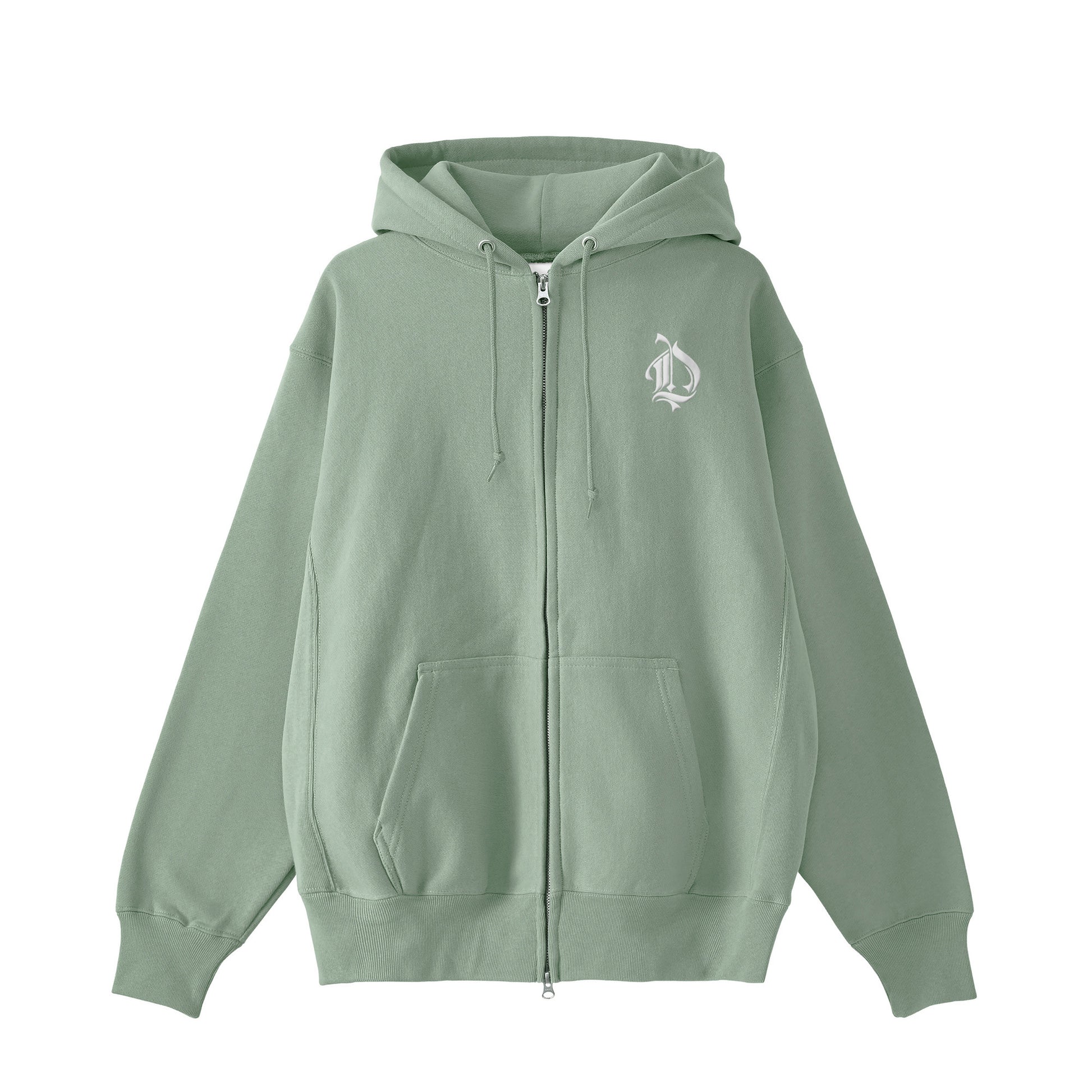 裏起毛ジップパーカー　マリア green image