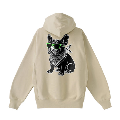 裏起毛ジップパーカー　フレブル beige image
