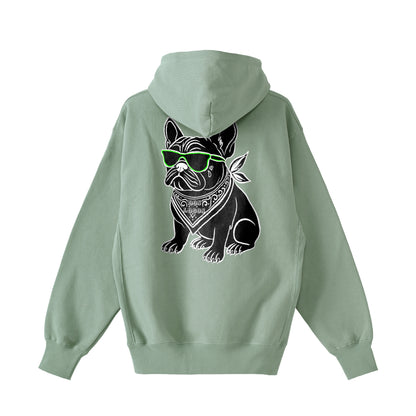 裏起毛ジップパーカー　フレブル green image