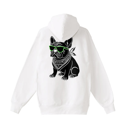裏起毛ジップパーカー　フレブル white image