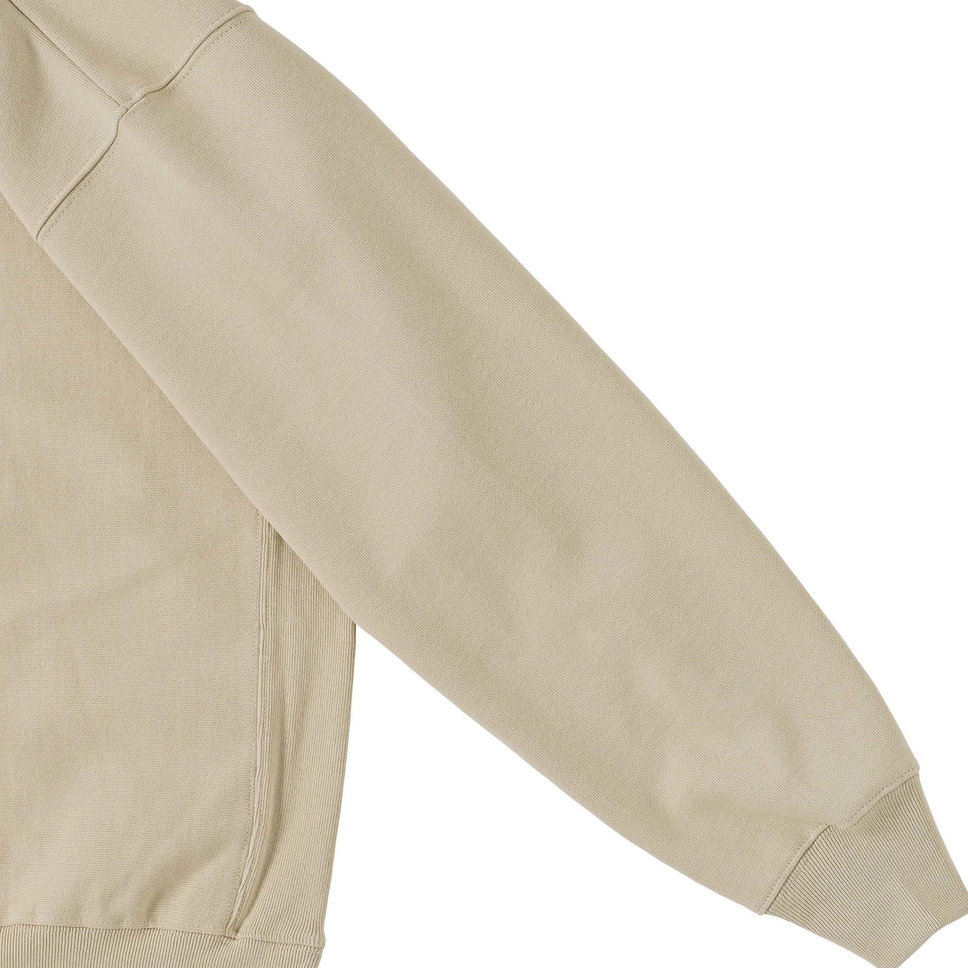 裏起毛ジップパーカー　ローズスカル beige image