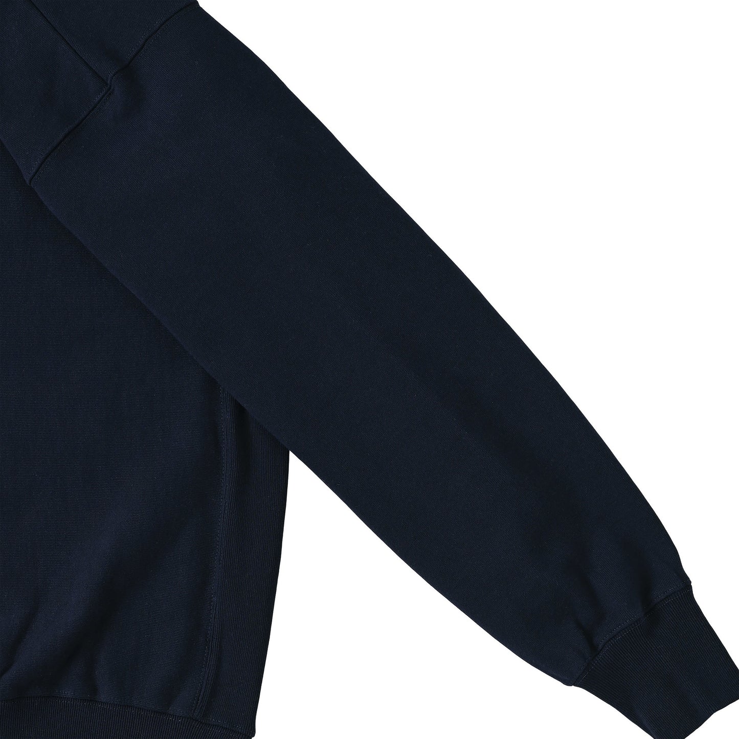 裏起毛ジップパーカー　ローズスカル navy image