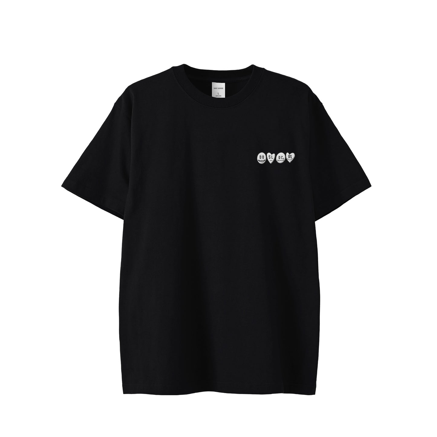 Tシャツ　刺繍ロゴ black image