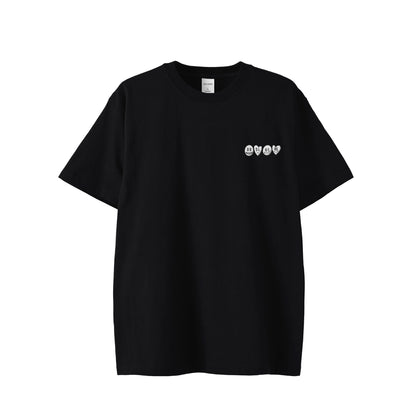 Tシャツ　刺繍ロゴ black image