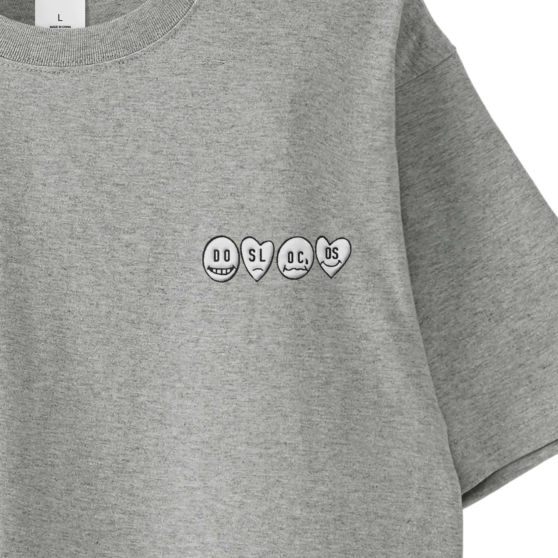 Tシャツ　刺繍ロゴ gray image
