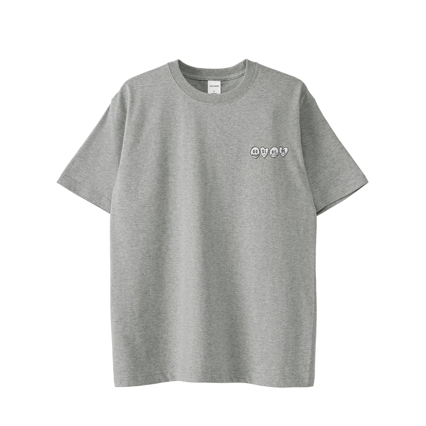 Tシャツ　刺繍ロゴ gray image