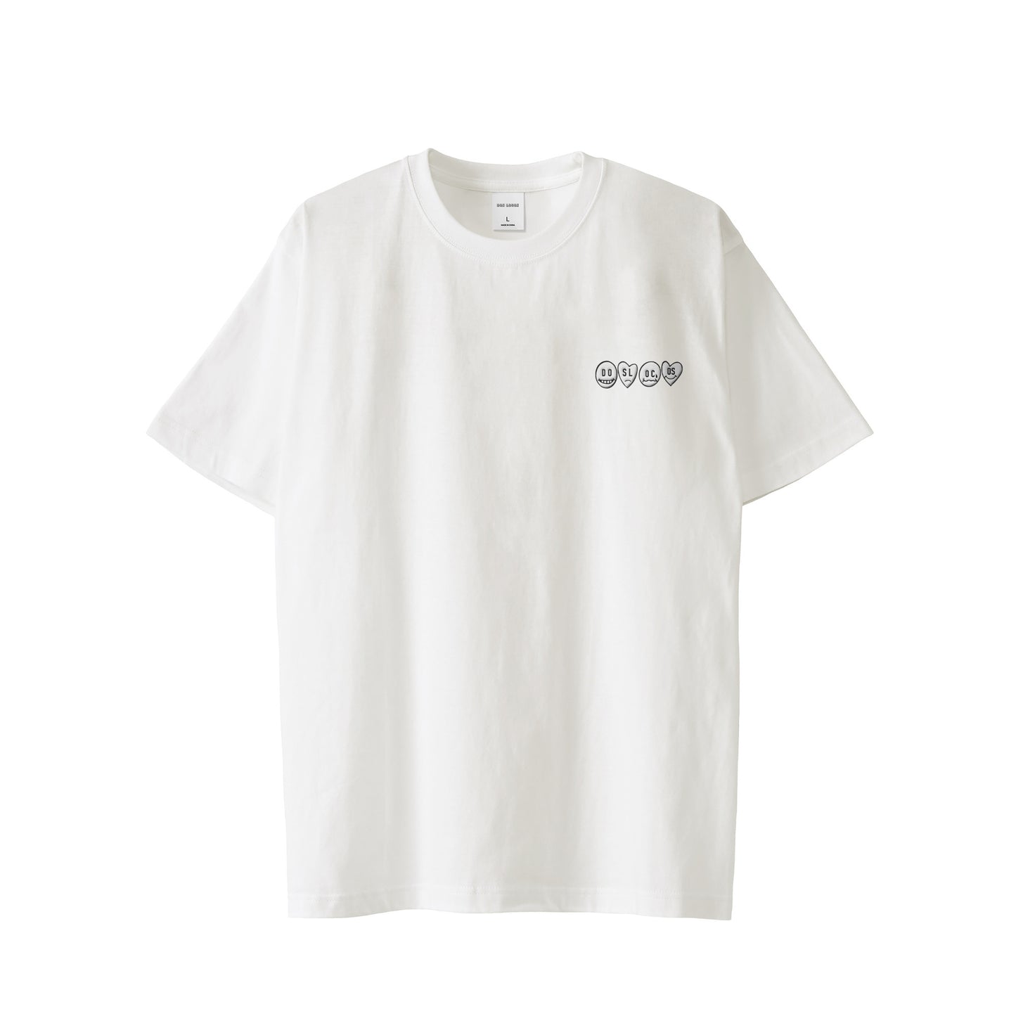 Tシャツ　刺繍ロゴ white image