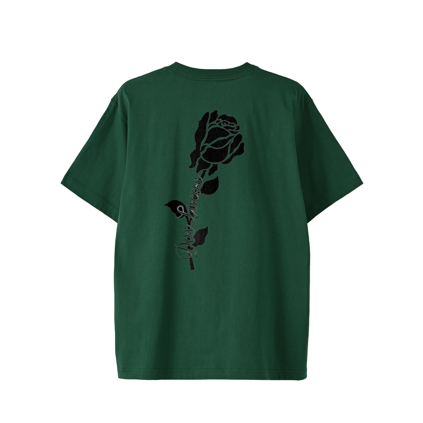 Tシャツ　ローズ green image