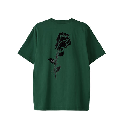 Tシャツ　ローズ green image
