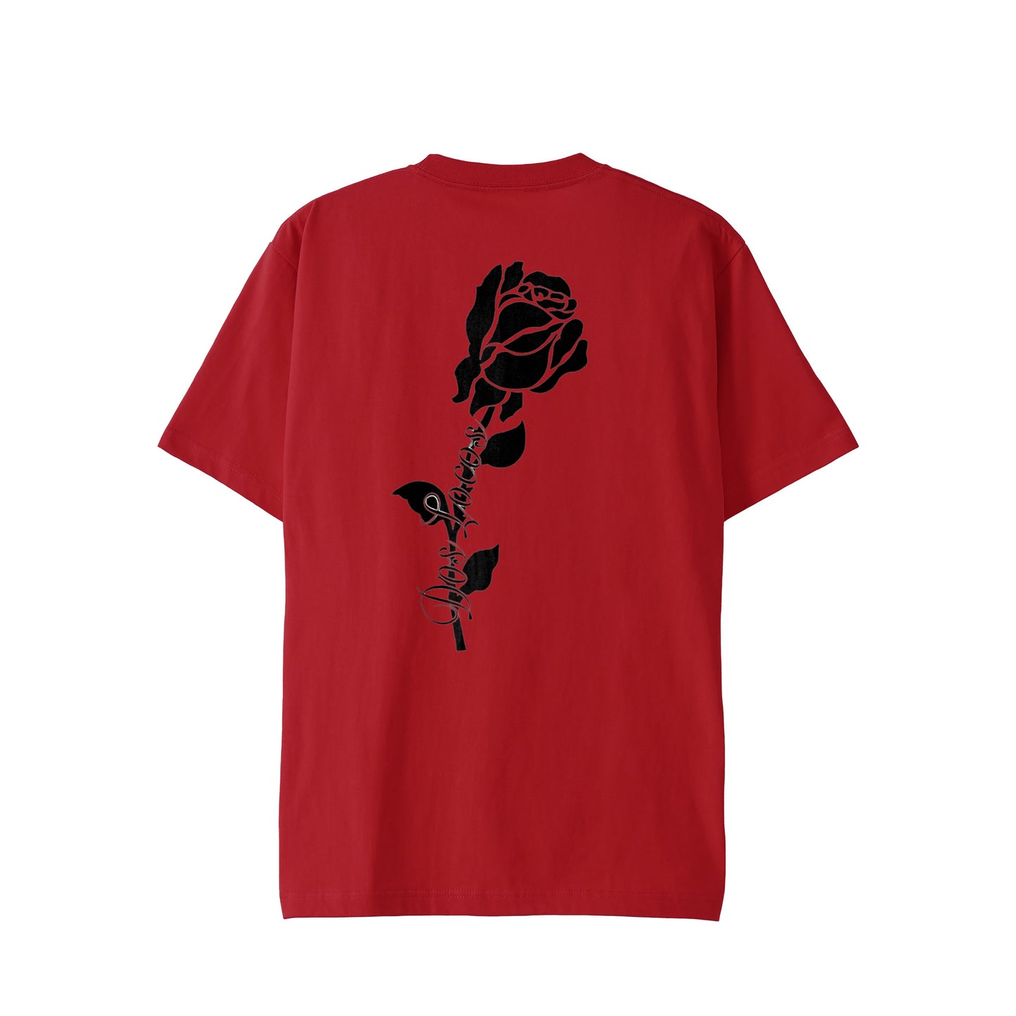 Tシャツ　ローズ red image