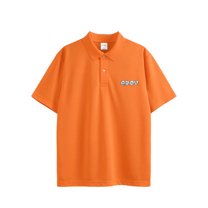 ポロシャツ　ニコちゃん orange image